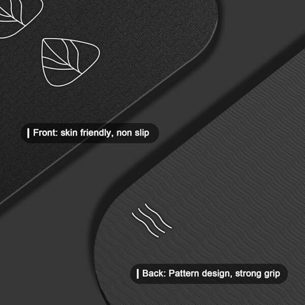 Foldable Yoga Mat – Extra Wide & Thick, 72" x 32" x 0.32", Portable and Cushioned for Home, Studio, or Travel Use - Image 2